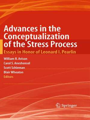 cover image of Advances in the Conceptualization of the Stress Process